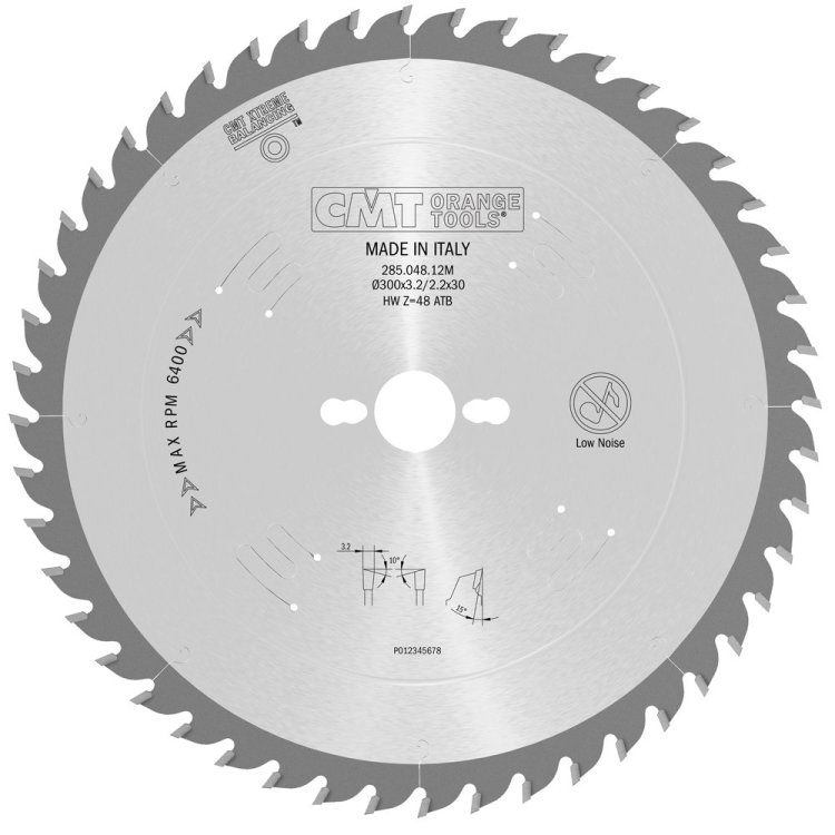 Disco de sierra 300x3.2x30 Z:48 285.048.12M CMT