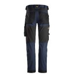 6341 Pantalones largos de trabajo elásticos AllroundWork Slim Fit color azul marino/ negro Snickers