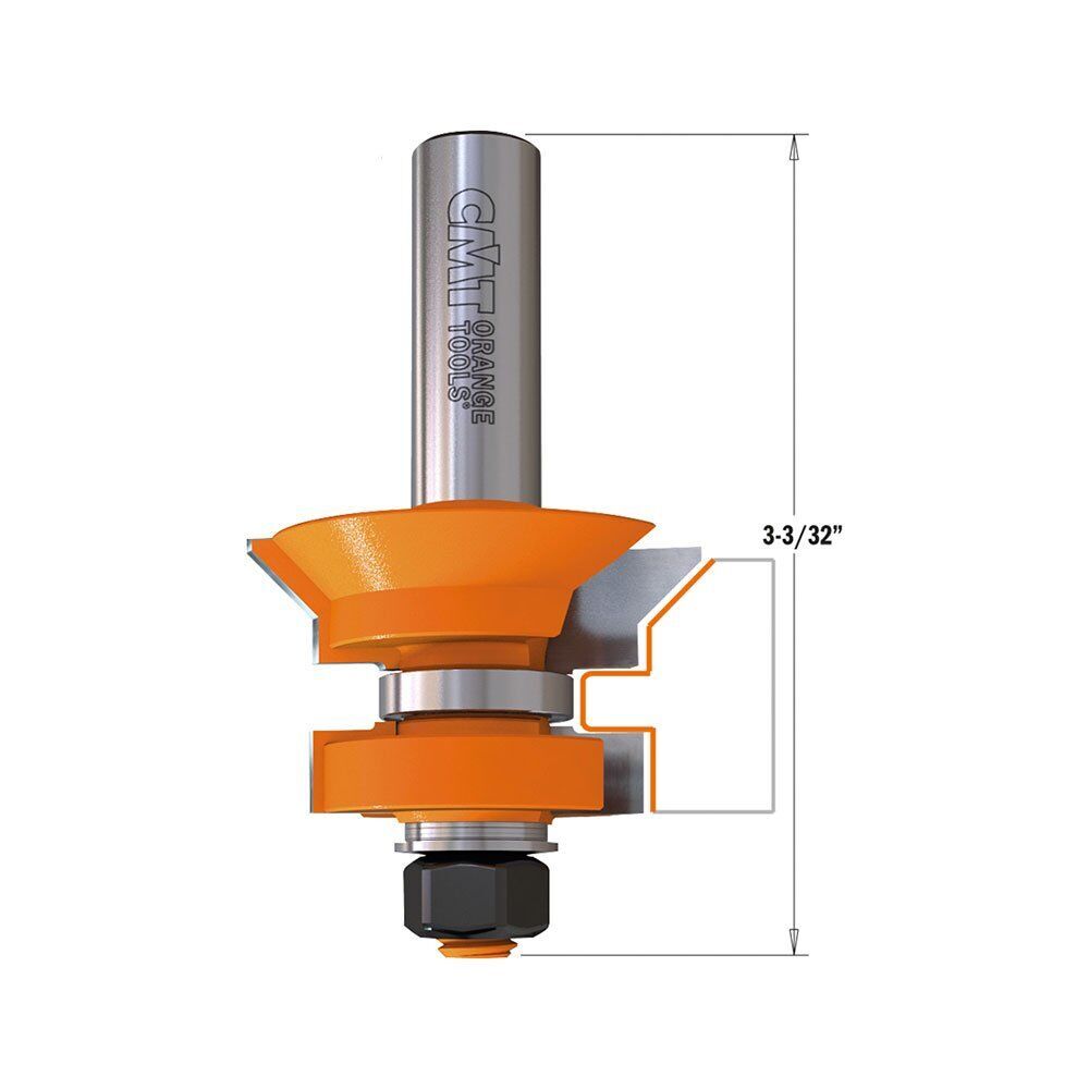 CMT Orange Tools 955.503.11 – Fräser 45 Grad HM S Dichtungen 12 D 70 X 31.7