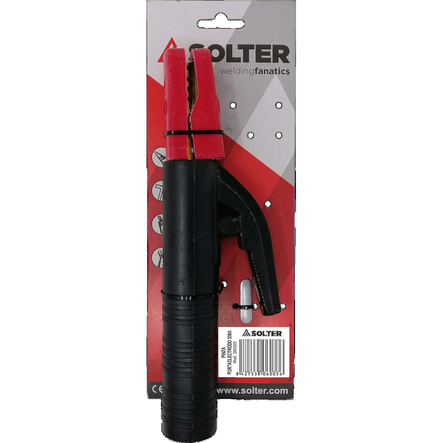 Pinza Portaelectrodos 300A (06005) Solter - Grupo Electrón