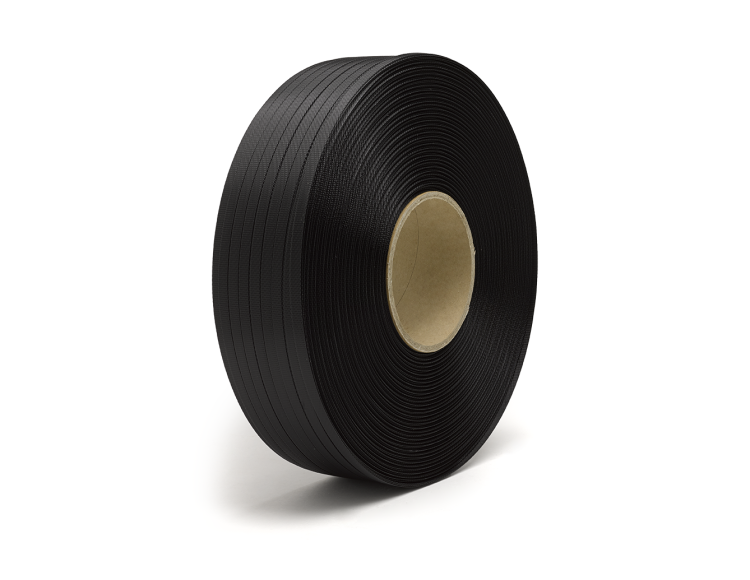 Bobina de Fleje Negro PP Manual 12x0.8 (1500m) Miarco