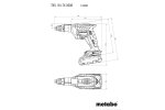 Atornillador Tabiquería Seca (620063500) TBS 18 LTX BL 5000 Metabo
