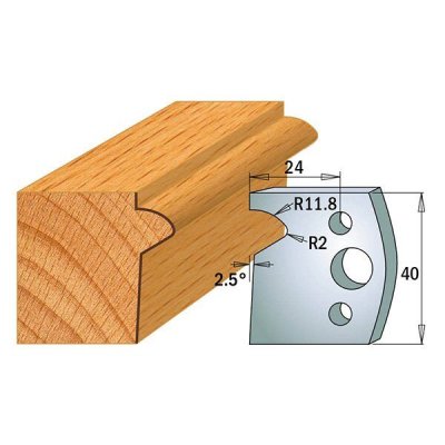 Par contracuchillas 40x4mm(691.135) CMT