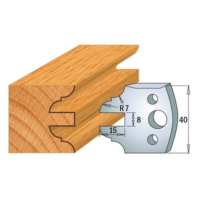 Par contracuchillas 40x4mm(691.099) CMT