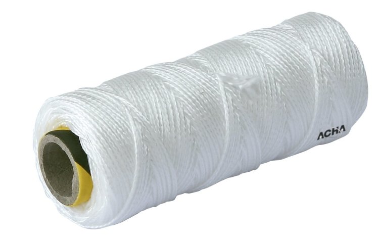 Cuerda Atirantar Polipropileno Trenzado Blanco 200Mx1.5mm (55924) Acha