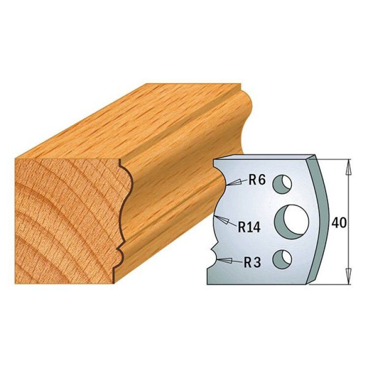 Par contracuchillas 40x4mm(691.106) CMT