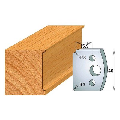 Imagen Par cuchillas KSS 40x4mm CMT 690.170