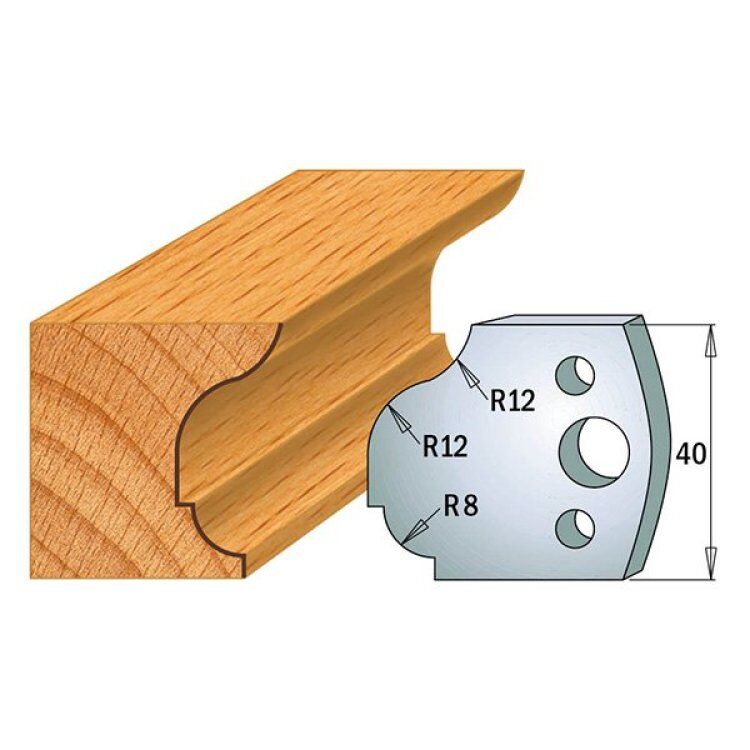 Par contracuchillas 40x4mm(691.061) CMT