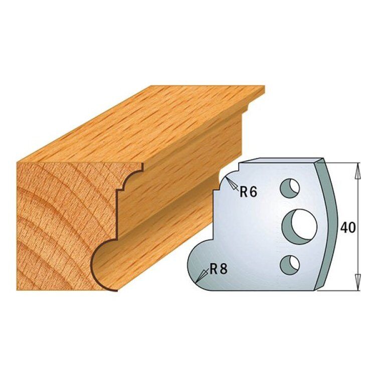 Par contracuchillas 40x4mm(691.054) CMT