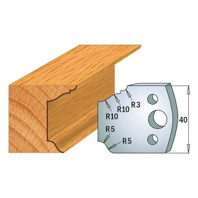 Par contracuchillas 40x4mm(691.079) CMT