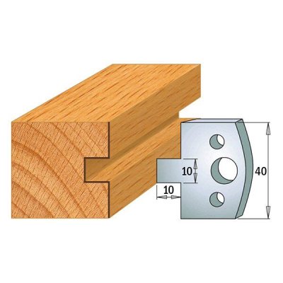 Par contracuchillas 40x4mm(691.091) CMT