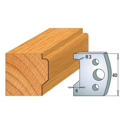 Par contracuchillas 40x4mm(691.032) CMT