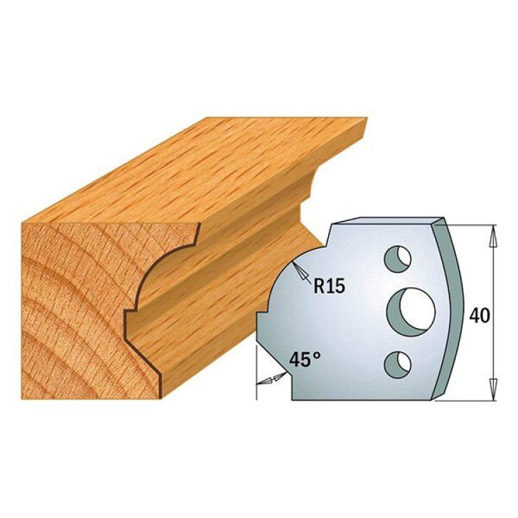 Par cuchillas KSS 40x4mm CMT 690.037