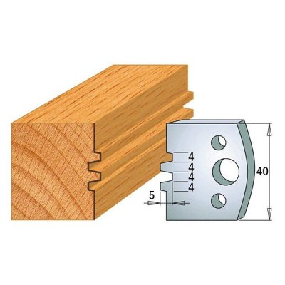 Par cuchillas KSS 40x4mm 690.075 CMT