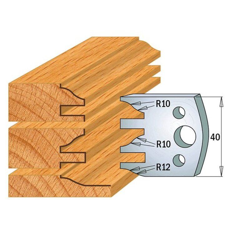 Par contracuchillas 40x4mm(691.124) CMT