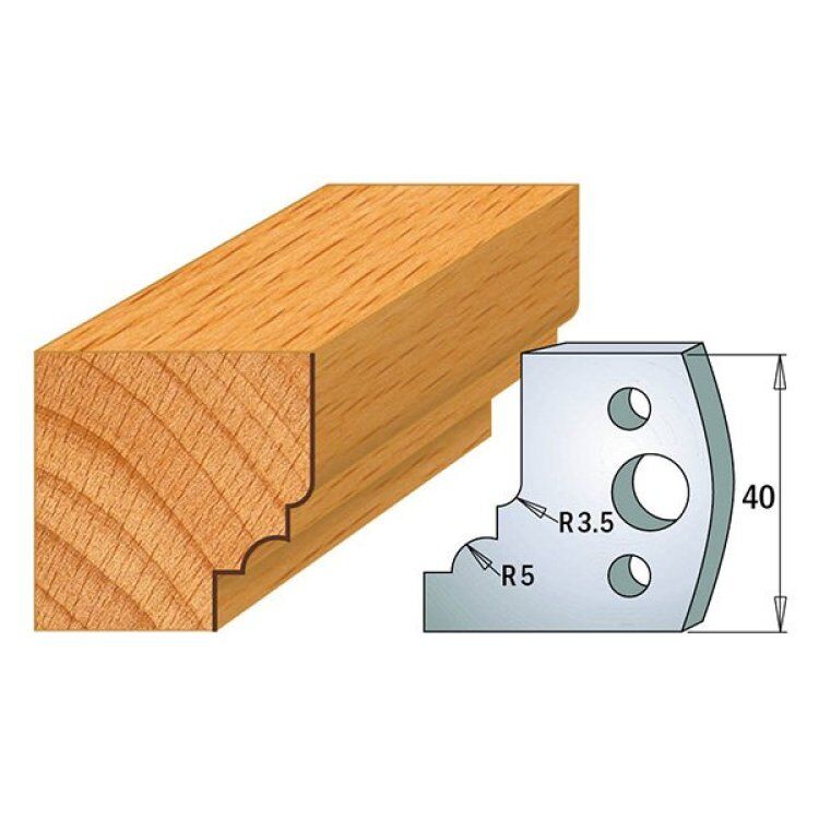 Par contracuchillas 40x4mm(691.020) CMT