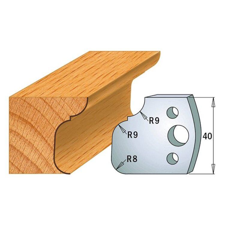 Par contracuchillas 40x4mm(691.068) CMT