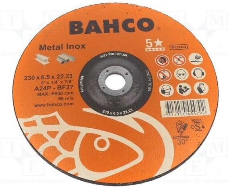 Disco de Desbaste 230x6.5x22.23 3921-230-T27-IM Bahco