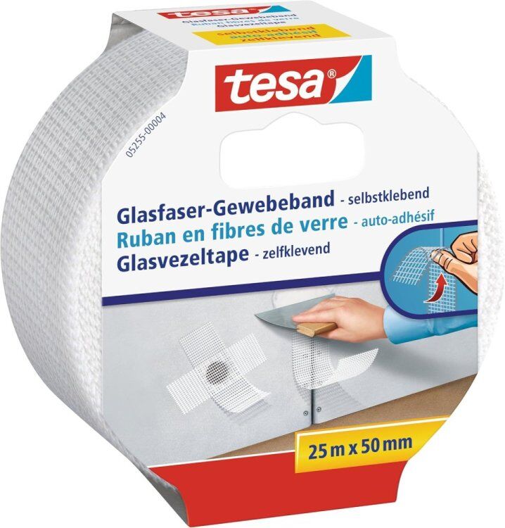 Cinta Fibra de Vidrio Trasparente 25mx50mm 05255-00003-02 Tesa