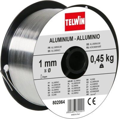 Imagen Bobina de hilo de Aluminio Ø 1,0 mm - 0,45 kg Aluminio (802064) Telwin