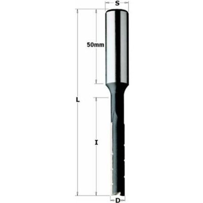 Imagen Broca cortes rectos c/romp. KSS D:6 Z2 S:13x50 DX CMT 172.060.31