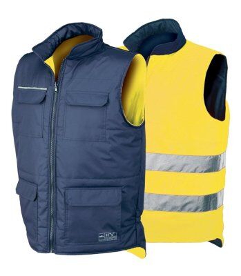 Imagen Chaleco reversible Azul/Amarillo 04069 Issaline