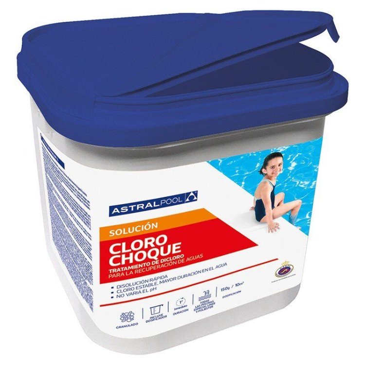 Dicloro de choque 250gr (5KG) granulado 11394 AstralPool