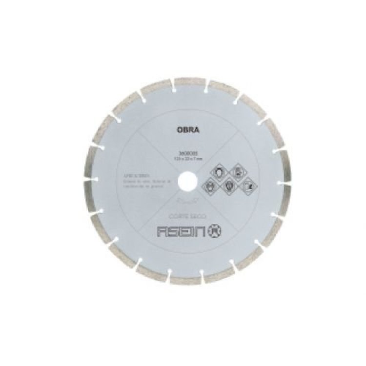 Disco de diamante general de obra 230mm Asein