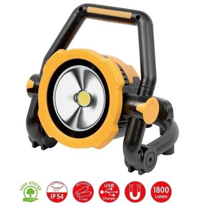 Protector Foco led con batería Li-Ion extraíble de 20W Brennenstuhl - 1800 lumenes Asein 1171420