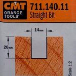 Fresa recta HM S:6 D:14x20 711.140.11 CMT