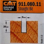 Fresa recta HWM S:8 D:8x20 911.080.11 CMT