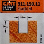 Fresa recta HM S:8 D:15x20 CMT