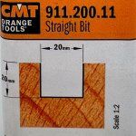 Fresa recta HM S:8 D:20x20 911.200.11 CMT
