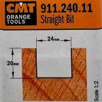 Fresa recta HM S:8 D:24x20 911.240.11 CMT