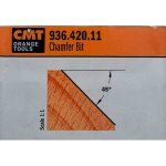 Fresa para biselar c/rodam. 45° HM S:8 D:45 936.420.11 CMT