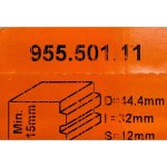 Fresa para juntas HM S:12 D:44.4x32 955.501.11 CMT