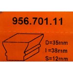 Fresa para pasamano c/rodam.HM S:12 D:35x38 956.701.11 CMT
