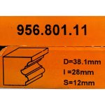 Fresa multiperf. c/rodam. HM S:12 D:38.1x28 956.801.11 CMT
