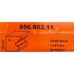 Fresa para pasamano c/rodam.HM S:12 D:63.5x19 956.601.11 CMT