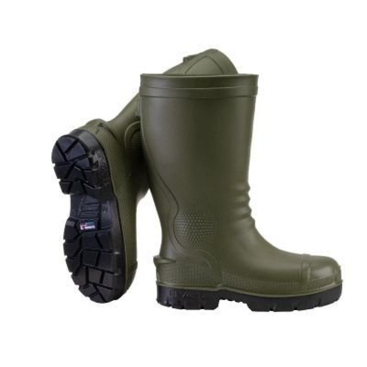 Bota de agua S5 SRC oliva alta (material EVA) SICURO Gahibre
