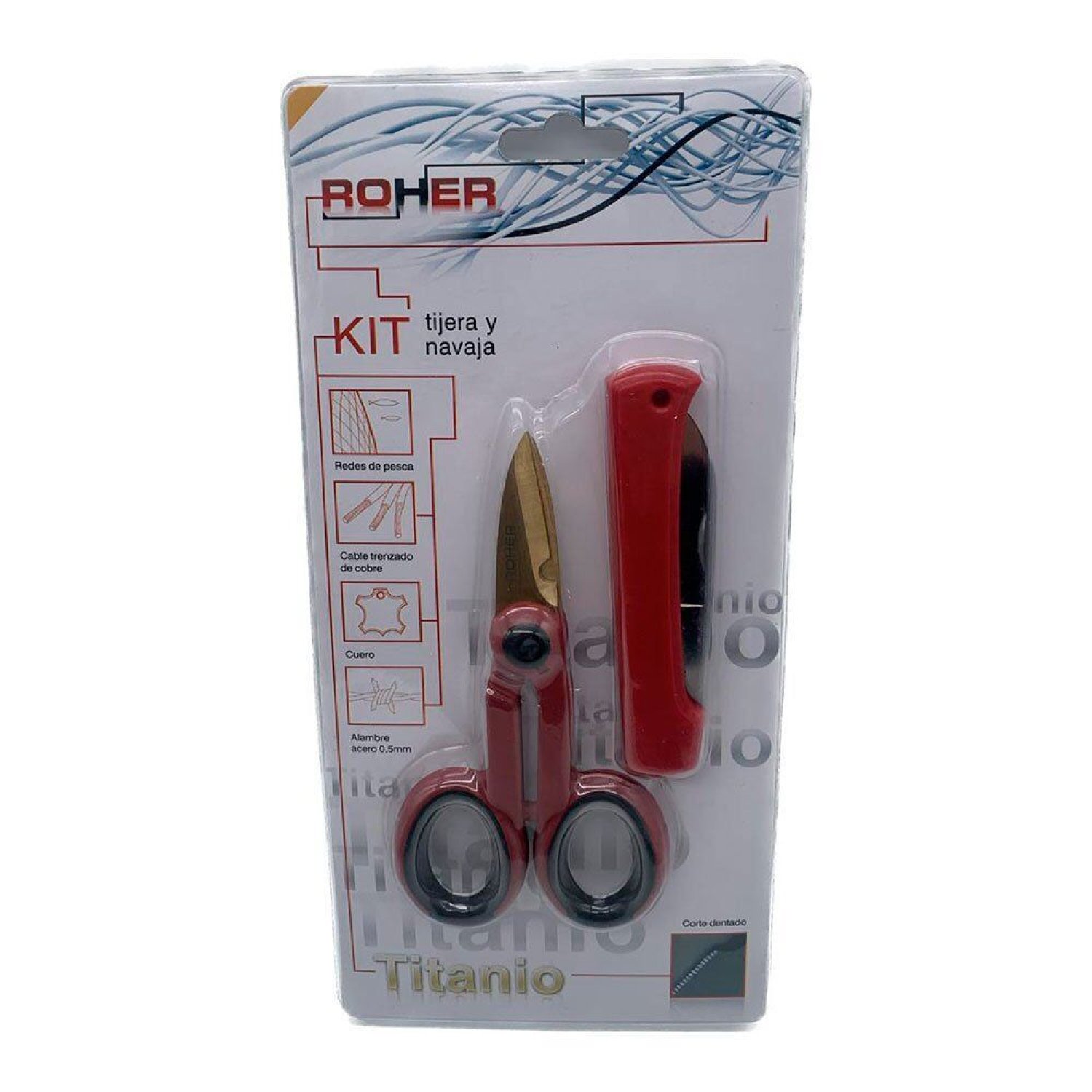 Kit Tijera y Navaja Roher RH3140 | Profesional | Grupoelectron.com