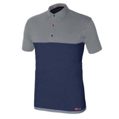 Imagen Polo M/Corta Stretch Azul 8774 Issaline