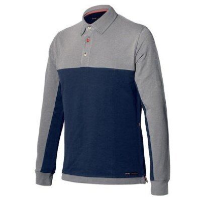 Imagen Polo M/Larga Stretch Gris 8776 Issaline
