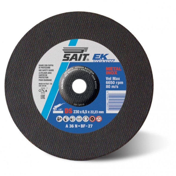 Disco de Corte Centro Hundido 180x7 A36N Sait
