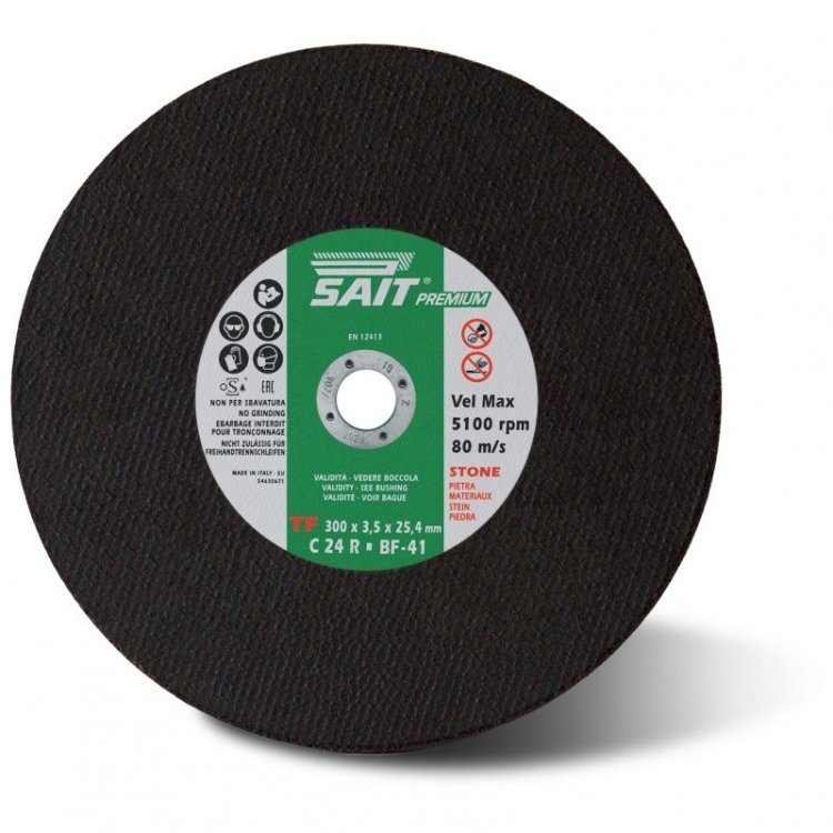 Disco de Corte 350x3.5x25.4 C24R Stone Sait