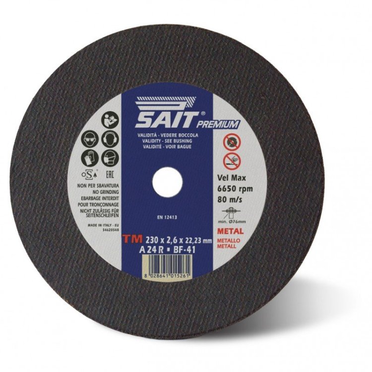Disco de Corte 300x3.5x22.23 A24R Sait