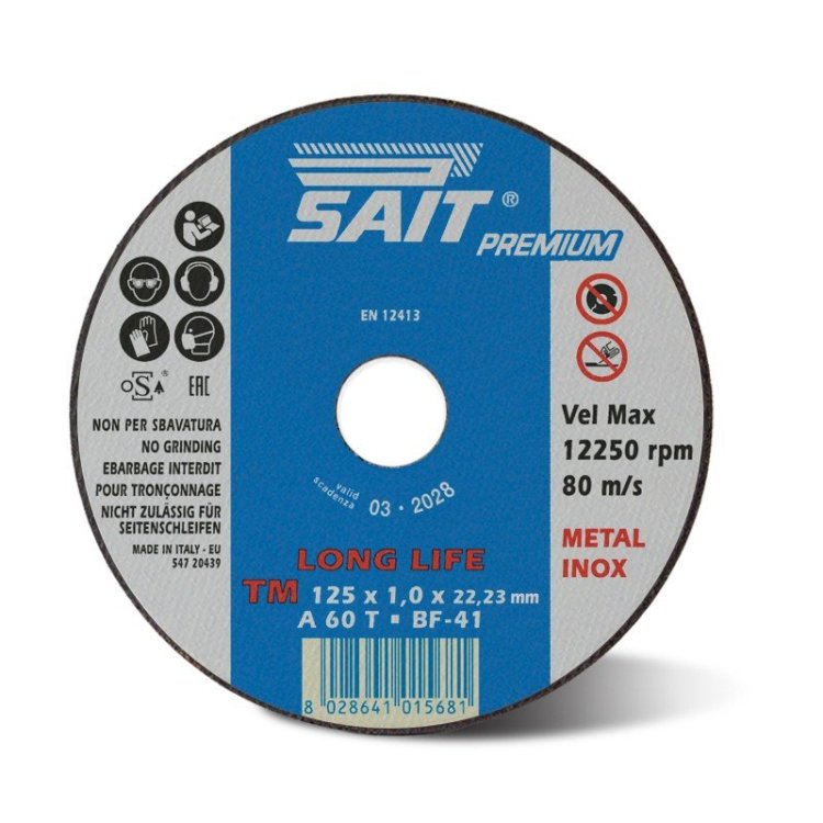Disco de Corte 125x1 A60T Sait