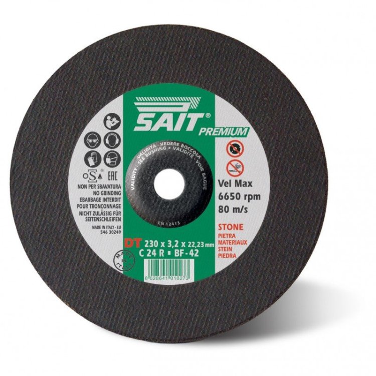 Disco de Corte Centro Hundido 115x3.2 C24R Sait